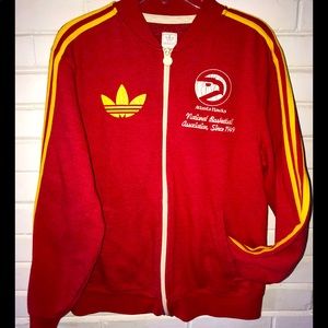 Adidas Atlanta Hawks Throwback Zip-Up Jacket